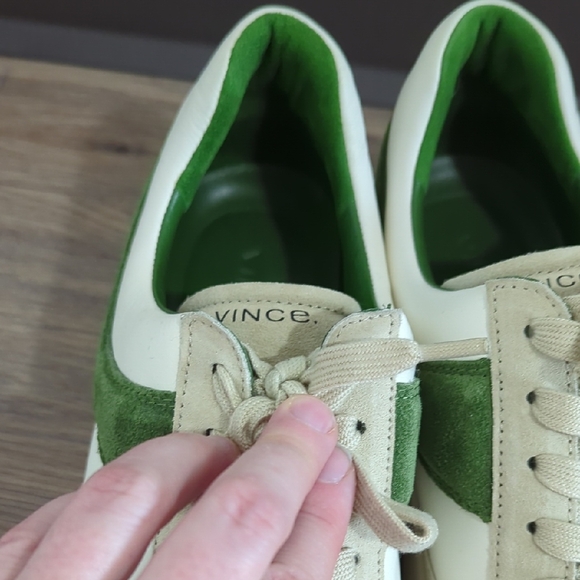 Vince Benfield Sneaker - Palm Leaf Green - Size 9 - Picture 3 of 12